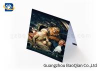 Impressão UV bonita da cor 3D da imagem 4 dos cartões Lenticular do presente