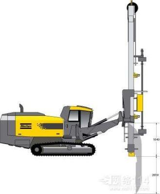 PLC Control Raise Boring Rig 3200 Mm Propel Distance With Air Conditioner