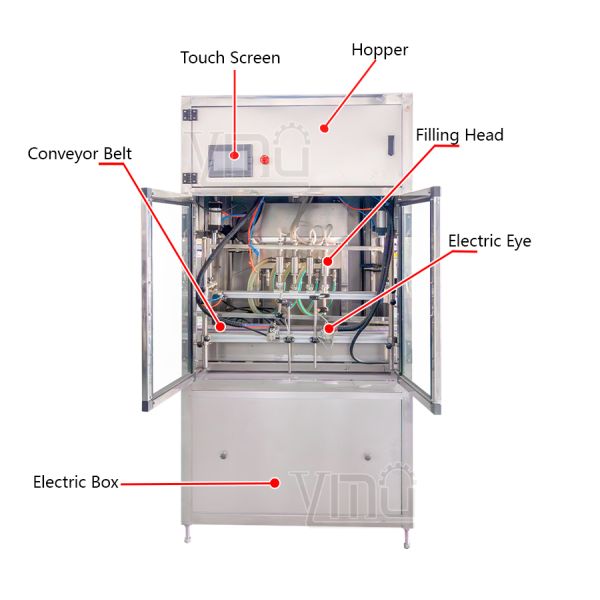 Honey Sauce Water Bottle Automatic Filling Machine 220V CE Certificated