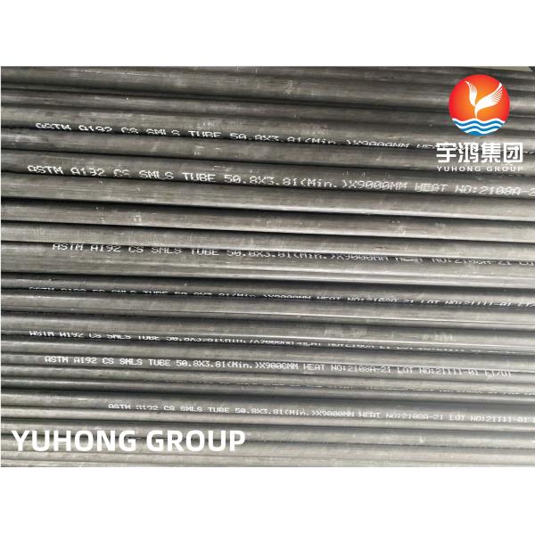 High Pressure Carbon Steel ASTM A192 Seamless Tube For Boiler Superheater