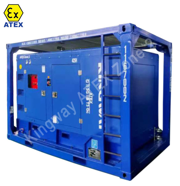 Rigsafe Zone 2 Atex certified ex-proof Gas Explosion Proof Engine generator for Oilfield offshore Hydraulic Start All mechanical
