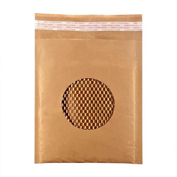 Recycled Honeycomb Paper Mailer Leakproof 10x15cm Reusable Mailing Bags