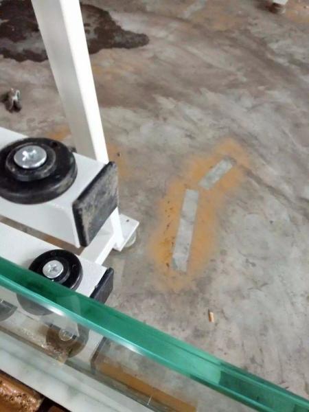 10 Motors Straight Line Edging Machine Glass Polishing Machine CE Certificate 7.5*1.0*2.6m