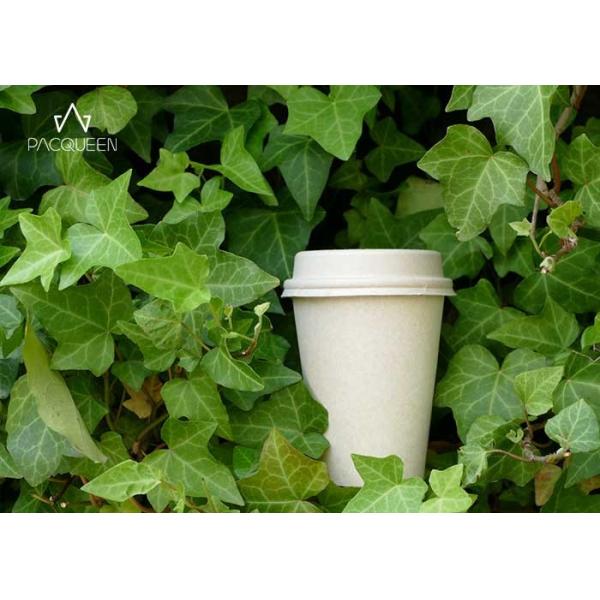 Plant Based Material Compostable Hot Cups , Recyclable Takeaway Coffee Cups