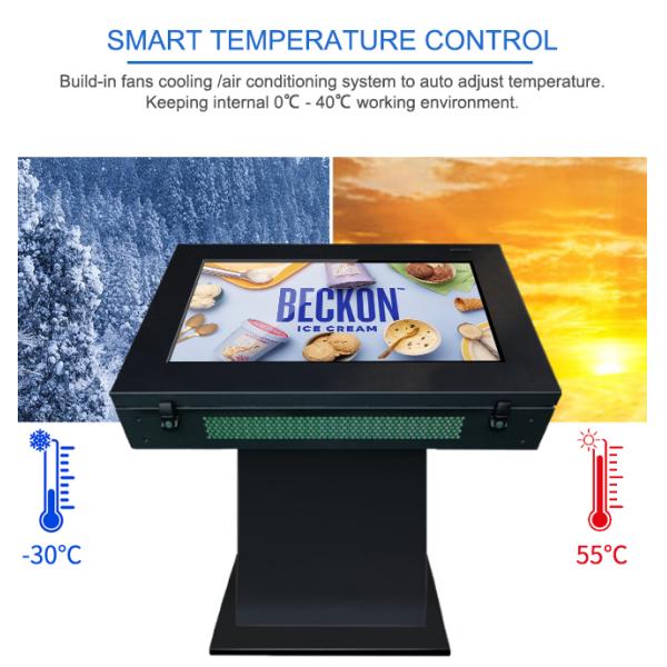 Киоск обслуживания LCD для на открытом воздухе публичного места с водоустойчивым преимуществом высокой яркости