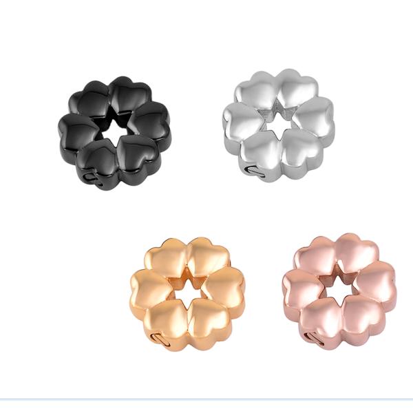 Fashionable Heart-Shaped Flower Urn Necklace for Women Stainless Steel Keepsake Pendant