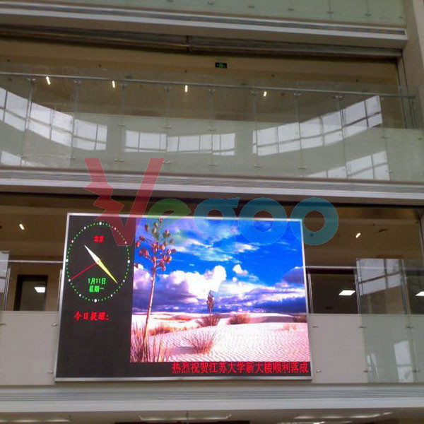 CE interno de anúncio de pouco peso da placa de exposição do diodo emissor de luz da cor P6 completa/ROHS/FCC