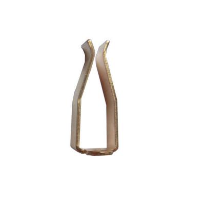Small Size Spring Steel Metal Sheet Stamping Process Parts OEM Custom ISO Approval for temperature sensor