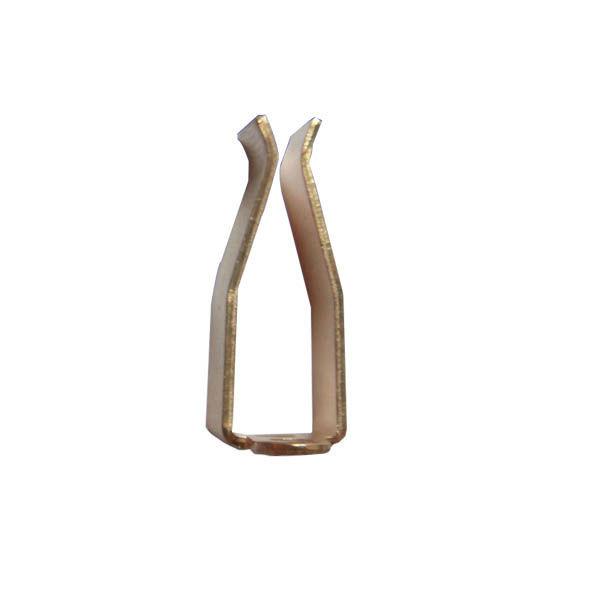 Small Size Spring Steel Metal Sheet Stamping Process Parts OEM Custom ISO Approval for temperature sensor