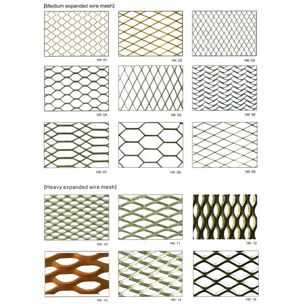 Professional Aluminum Expanded Metal Mesh Exterior And Interior Decorative