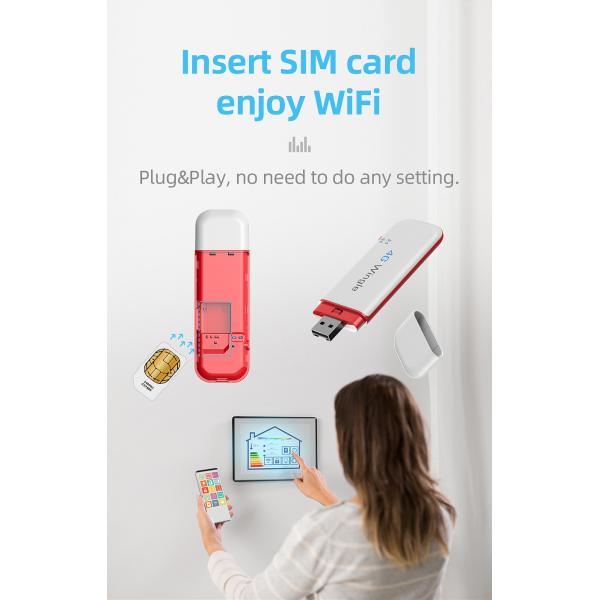 Точка доступа кармана донгла USB 4G Sim CPE мобильная беспроводная LTE