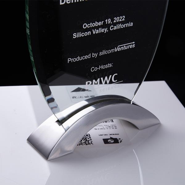 Safe Package Sport Golf Club Customizable Football Medal Transparent Glass Trophy Cup