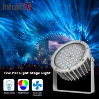 Façade de paysage DMX512 RGBW contrôlée imperméable à l'eau IP65 extérieur 72W LED