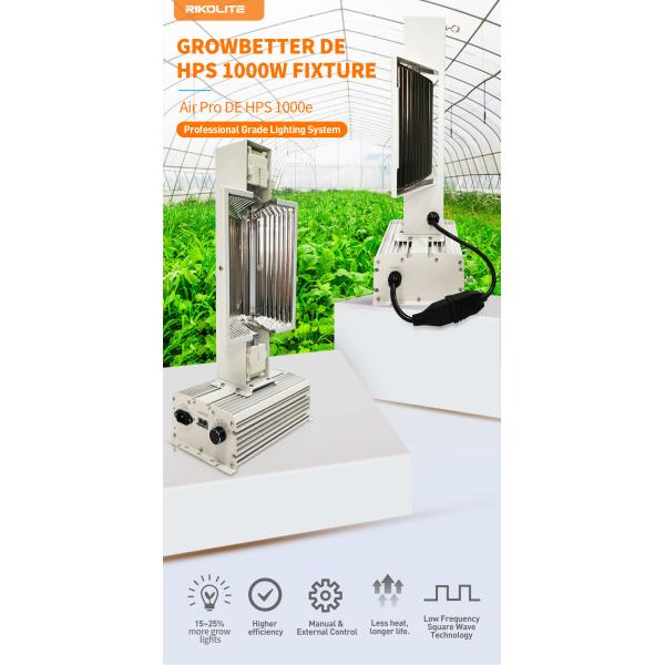 Парник HPS 1000W растет светильники удваивает законченное 7KG