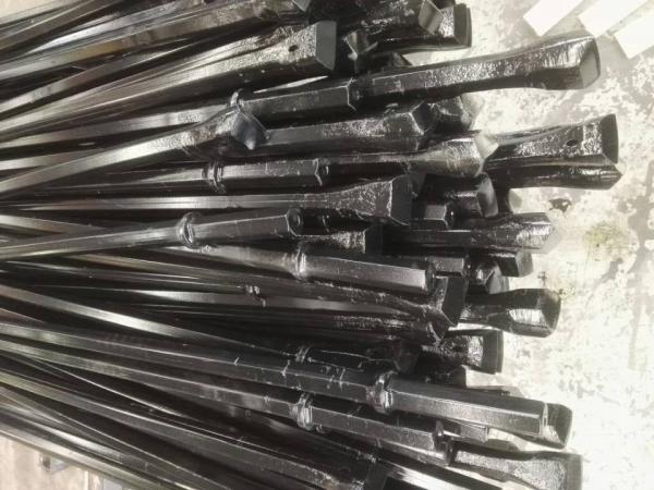 Small Hole Drilling Integral Drill Steel Rod Shank 108x22mm 400mm ~ 7000mm Length