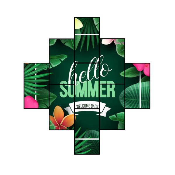 стена LCD узкого шатона шатона 1080p 2x3 0.88mm видео- 46 дюймов