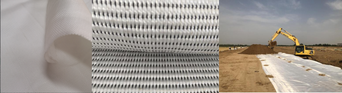 Ткань белое 150GSM дренажа Geotextile полиэстера не сплетенная