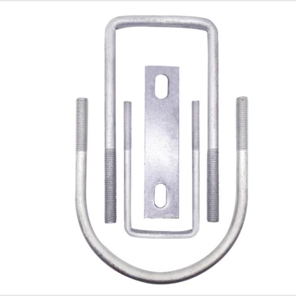 Auto Part Trailer High Strength 316 Stainless Steel Square U Bolt With Plain Finish