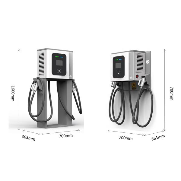 40kw участок CHAdeMO OCPP 1,6 автомобиля RFID 3 зарядной станции DC EV быстрый CCS