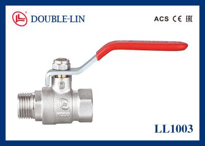 Flat Lever Handle Male X Female 25 Bar 2 Brass Ball Valves