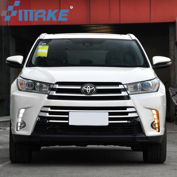 Fog Car Accessories Led Round Led Daytime Running Lights For Toyota Highlander 2018