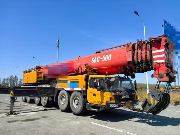 Sany 350T Used All Terrain Crane Construction Truck Crane Heavy Lifting 2015