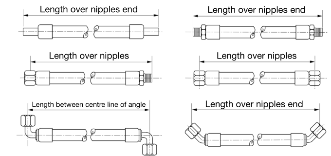 Custom Hose Assemblies Compatible Exceed Oe Quality ISO 45001 DAKKS SGS