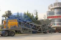 30kw * 2 YHZS75 usine de traitement en lots concrète mobile 75m3/capacité de H 12 mois de garantie