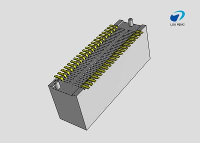 Female header, PCB Mount Receptacle, Vertical, Board-to-Board, 40 Position, 0.8mm Pitch,  Gold Flash, SMT