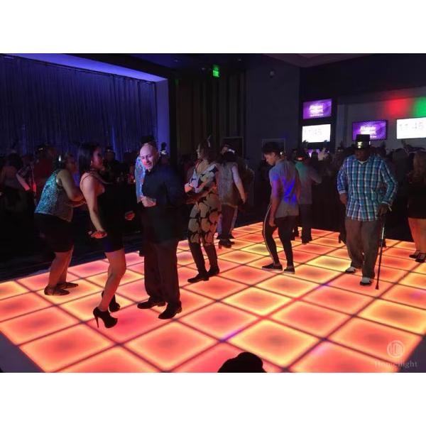 Most Popular White Starlit RGB LED Dance Floor Panels For Wedding DJ Bar Party Twinkling Light Dance Floor Tile