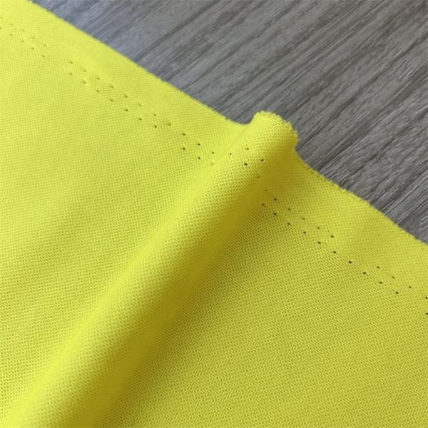 Dyed Polyester Knitted Waffle Texture Fabric Breathable 130-200gsm For Pants