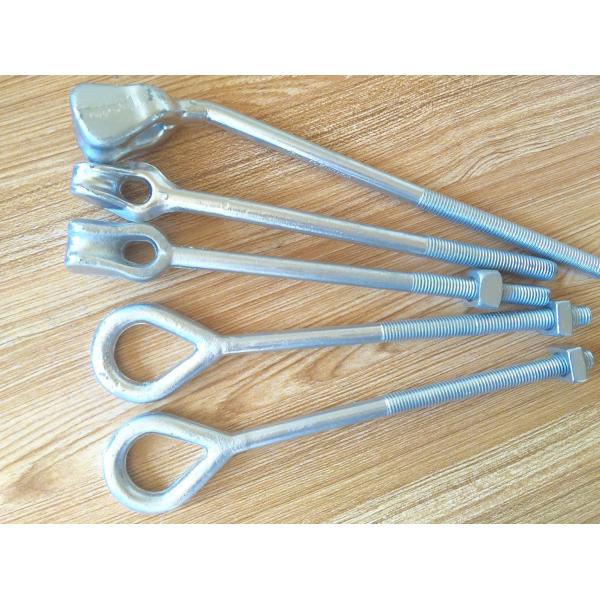 гальванизированная сталь выковала овальный болт глаза для штуцеров линии электропередач