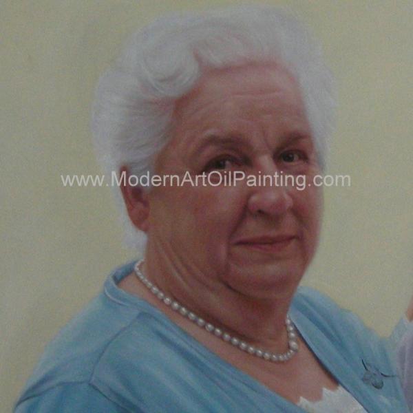Contemporay Custom Oil Painting Portraits Aged People Portrait Oil Paintings On Canvas