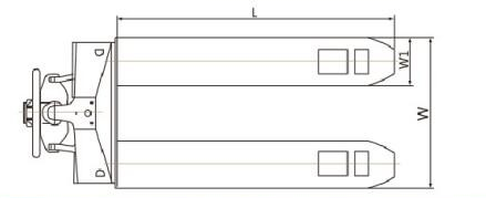 2000kg échelle de poids de Jack de palette de main de lisibilité de la capacité 1kg