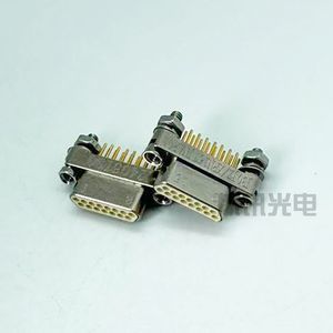 J30jzxpn15tjnap01 Aerospace 15-Core Straight Pin Through-Hole Connector.