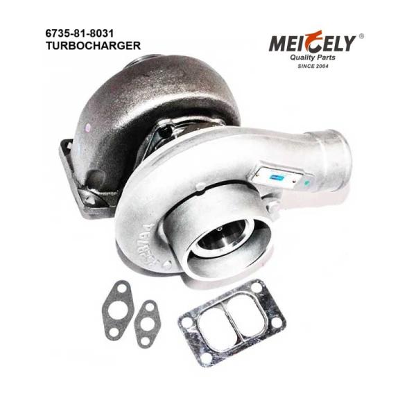 Excavator Turbocharger 6735-81-8031 / 6735-81-8500/6735-81-8401 for PC220-6 HX35 6D102 Engine