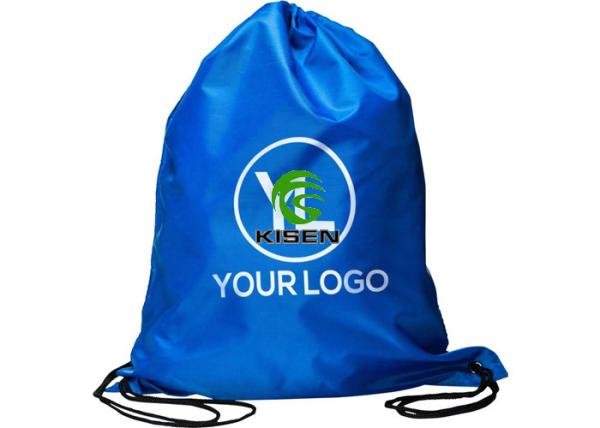 Handled Drawstring Reusable Polyester Shopping Bags Lightweight Colored