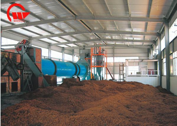 Secador do tubo do vapor do aço carbono, secador de cilindro industrial giratório da grão gasta