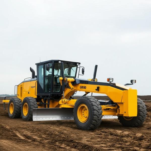 142KW  Motor Grader GR180 With ZF Gearbox And Cum-mins Engine