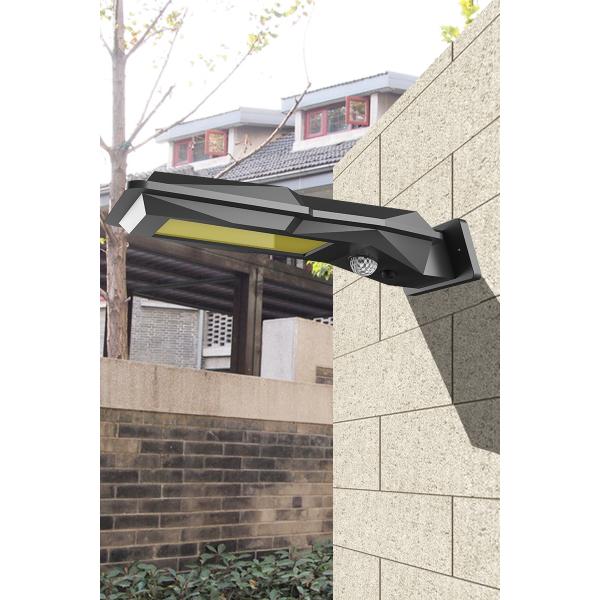 Wall Mounted Garden COB Solar Powered Street Light 2400mAh Waterproof