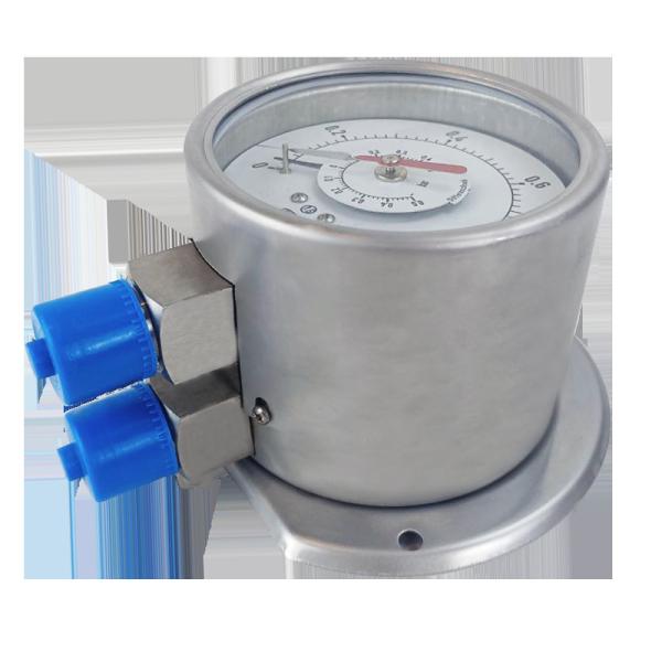 Medidor nivelado líquido de aço inoxidável do calibre de pressão diferencial