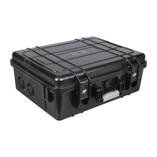 New powerful briefcase 18 Antenna Jammer blocks 2G, 3G, 4G, 5G, GPSL1, GPSL2-L5, GPSL3-L4, WIFI, 315,433,868, Lojack signals with 158W output power and a coverage range up to 120m