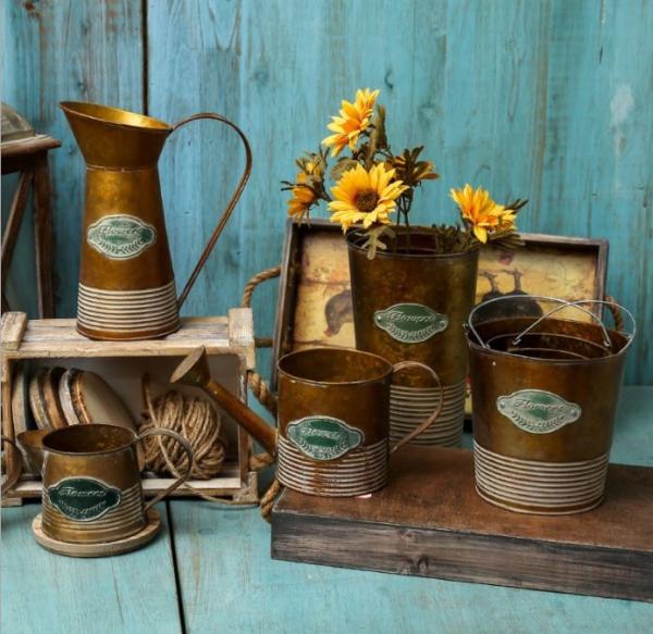 American Metal Crafts Flowerpot Bucket