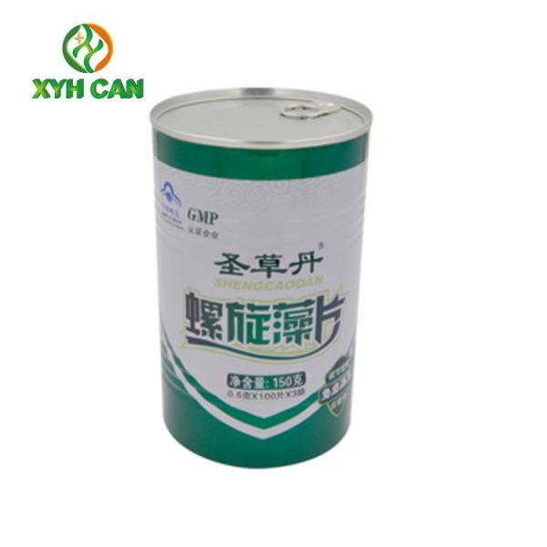 Commercial Tin Gift Box Easy Open End / Metal Cookie Tins CMYK  Printing