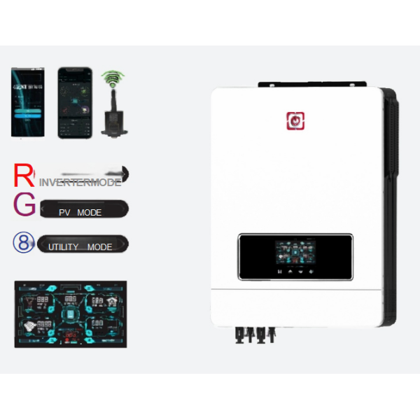 10200W Solar System Inverter 160A Solar Charge 360V DC Hybrid Solar Inverter