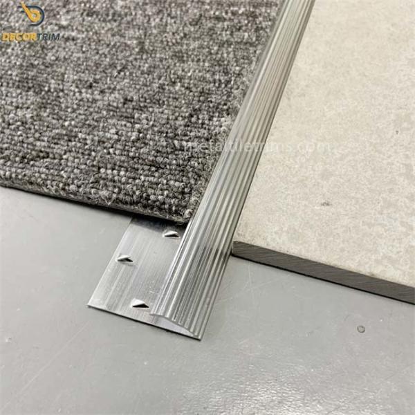 OEM Curved Carpet Transition Strip For Carpet Edge Decoration
