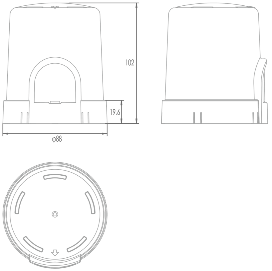 YSZ677006F1C Cover Developer Kit PC UV Resistance IPx5