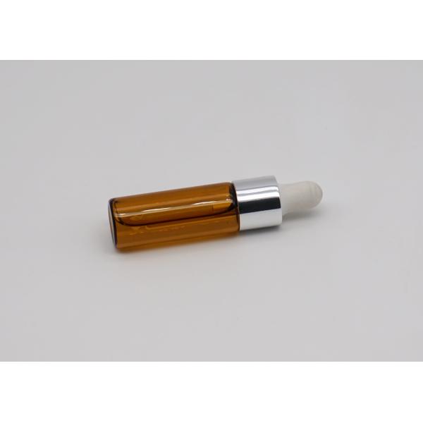 мини янтарная стеклянная бутылка капельницы эфирного масла тинктуры 2ml