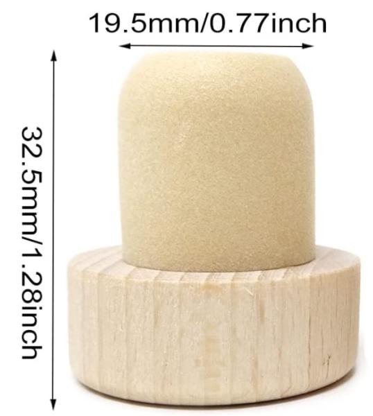 Venda de rolha para garrafas de vinho de vidro rolha para garrafas de vinho com rolha de madeira