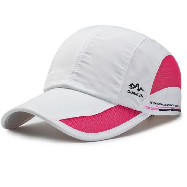 Custom Logo Imprint Unstructured Outdoor Sports Mesh Caps  Quick Dry Baseball Hat Hip Hop Dad Hats Two- Tone Hats